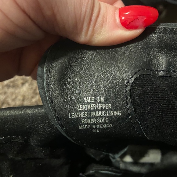 Steve Madden Black moto boots yale size 8 leather - Picture 3 of 3